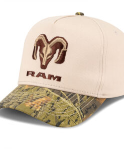 Ram Logo Camo Snapback Hat