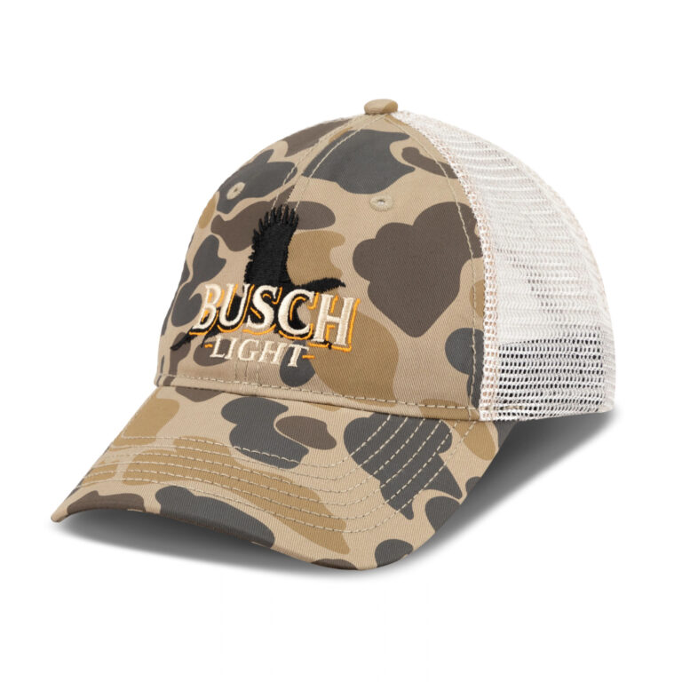 Busch Light Logo Waterfowl Camo Snapback Hat