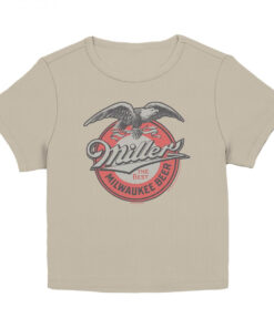 Miller - The Best Milwaukee Beer Women's Cropped T-Shirt