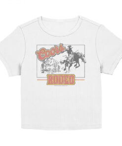 Coors Original Rodeo Graphic Women's Cropped T-Shirt