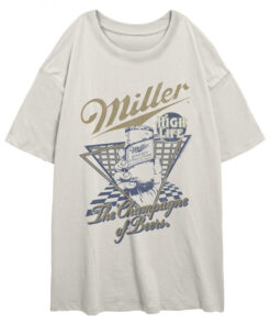 Miller High Life Retro Grid Graphic Women's T-Shirt