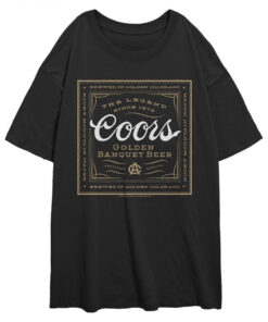Coors Old Fashioned Logo Women's Cropped T-Shirt