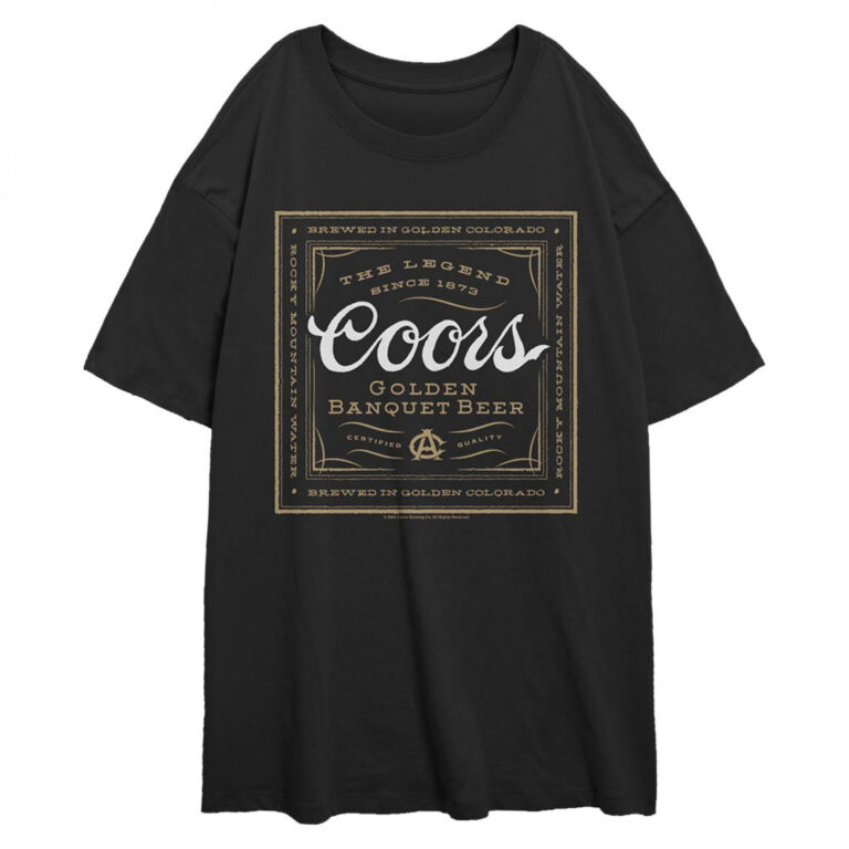 Coors Old Fashioned Logo Women’s Cropped T-Shirt