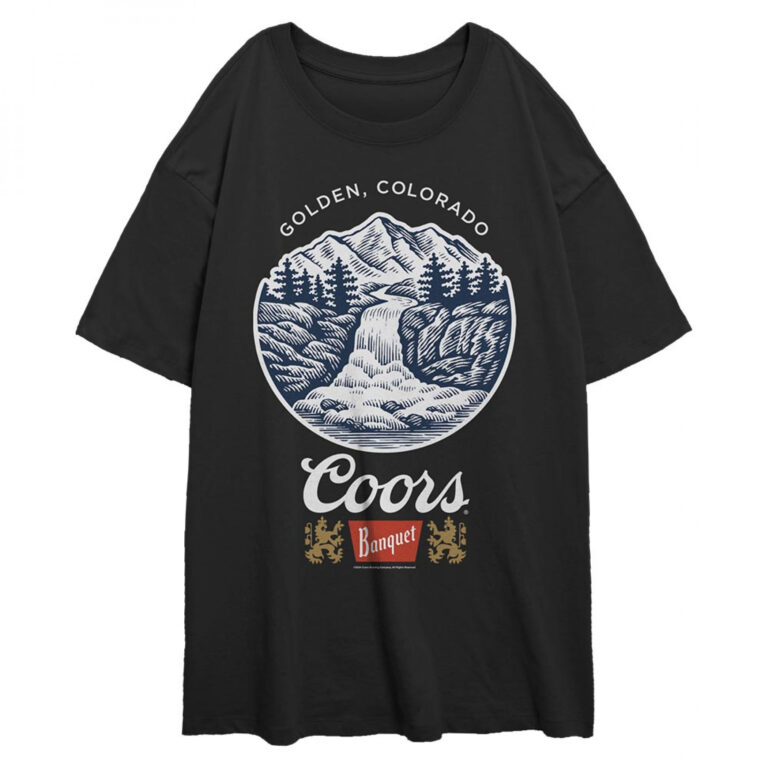 Coors Golden Colorado Outdoors Women’s Cropped T-Shirt