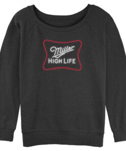 Miller High Life Neon Bar Sign Women's Scoop Neck Sweatshirt