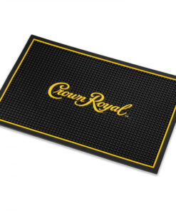 Crown Royal Canadian Whiskey 18" x 12" Rubber Bar Mat