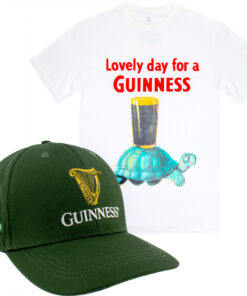 Guinness Gilroy Tortoise Hat and T-Shirt Bundle