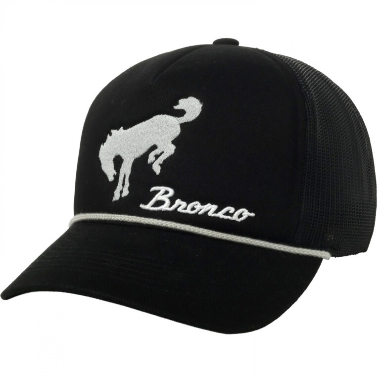 Ford Bronco Logo Black Colorway Adjustable Rope Hat