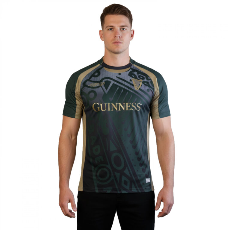Guinness Retro Harp Design Performance Soccer Jersey