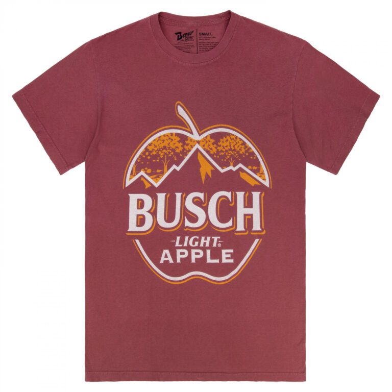 Busch Light Apple Vineyard Outline T-Shirt