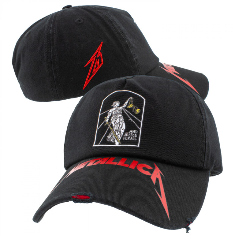 Metallica And Justice for All Tombstone Adjustable Snapback Hat