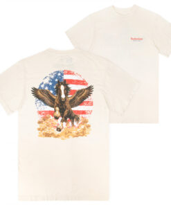 Budweiser Clydesdale Superbowl Ad Premium Mineral Wash Front & Back Print T-Shirt
