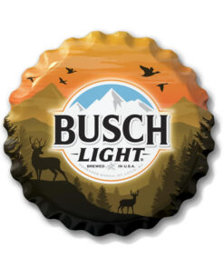 Busch Light 18" Deer and Bird Hunting Tin Sign