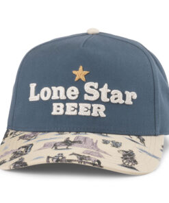 Lone Star Beer Western Bill Art Adjustable Hat