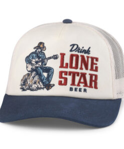Lone Star Beer Guitar Strumming Adjustable Trucker Hat