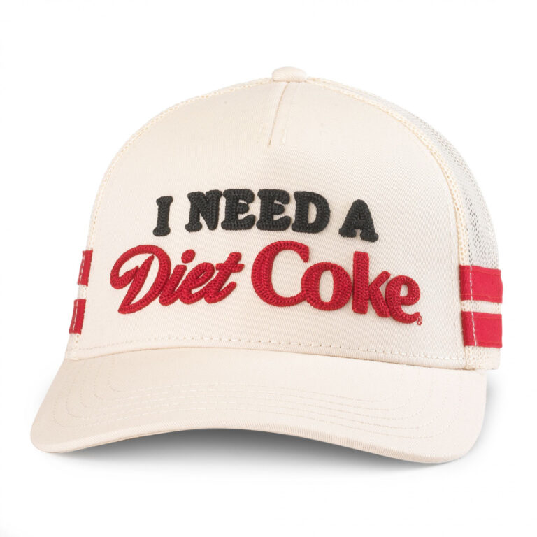 Coca-Cola –  I Need a Diet Coke Knit Text Adjustable Trucker Hat