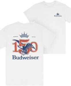 Budweiser 150 Years White Premium T-Shirt by Junk Food