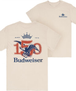Budweiser 150 Years Tan Premium T-Shirt by Junk Food