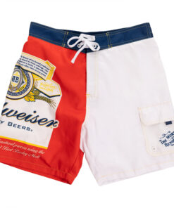 Budweiser The World Renowned Split Label Board Shorts