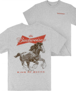 Budweiser Clydesdale Enzyme Washed Premium T-Shirt by Junk Food