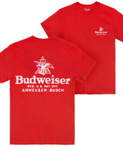 Budweiser Anheuser Busch Vintage Enzyme Washed Premium T-Shirt by Junk Food