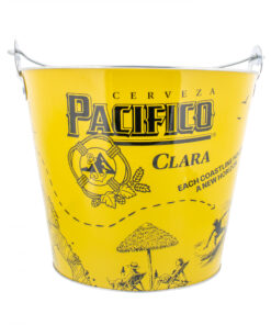 Pacifico Clara Treasure Map Galvanized Ice Bucket with Bottle Opener
