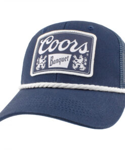 Coors Banquet Logo Patch Blue Colorway Adjustable Rope Hat