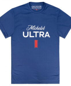 Michelob Ultra Large Logo Navy Colorway Wicking Rash Guard Shirt