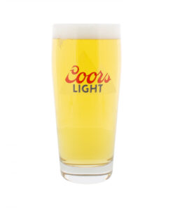 Coors Mountain Logo Curved 16oz Pint Glass
