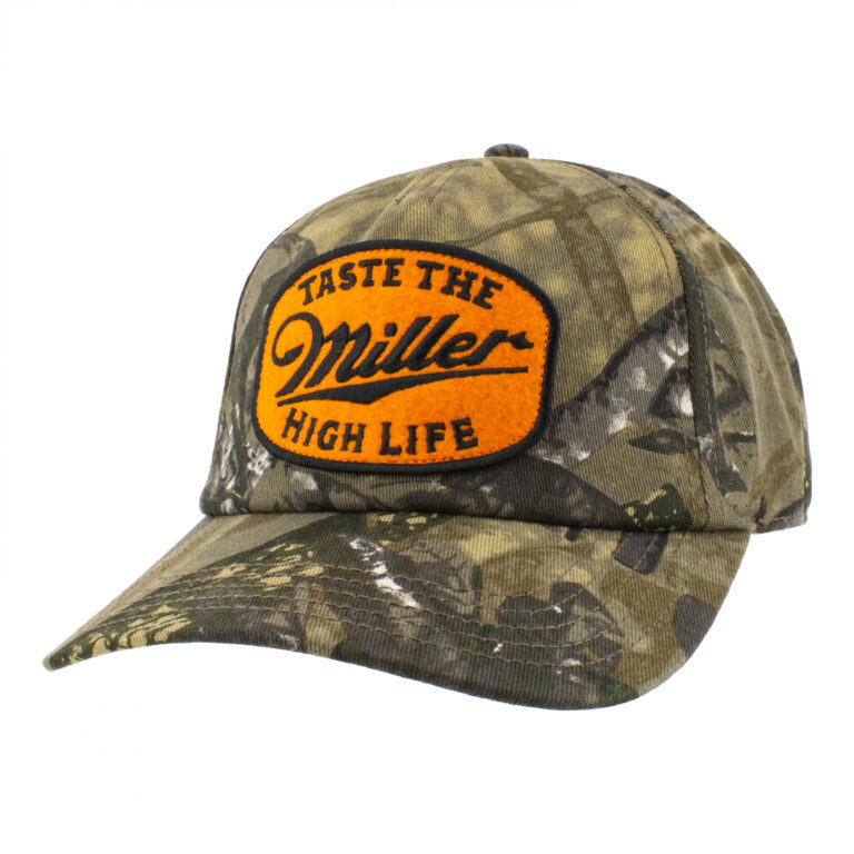 Miller High Life Hybrid Camo Trucker Hat By Junk Food