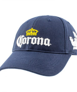 Corona Crown Logo Men's Hat with Navy Details