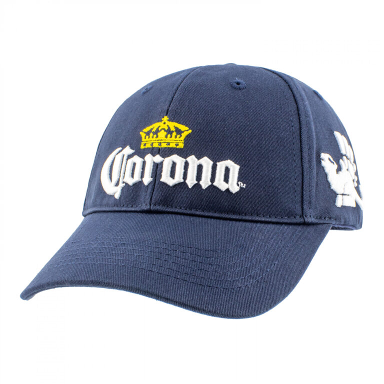 Corona Crown Logo Men’s Hat with Navy Details