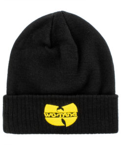 Wu-Tang Clan Gold Logo on Cuffed Beanie