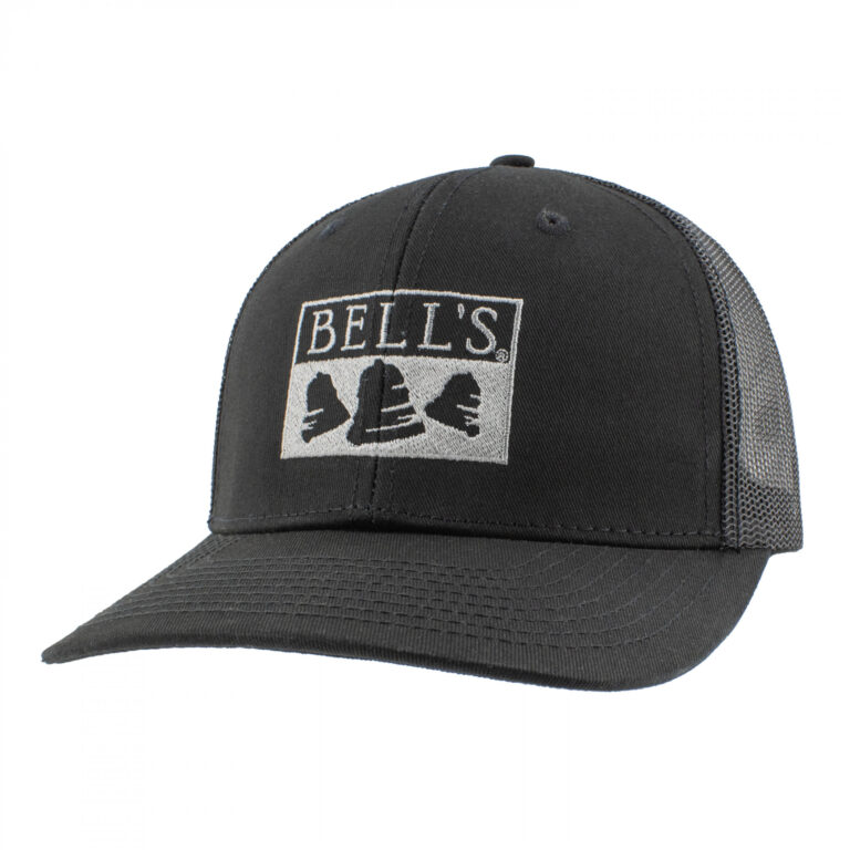 Bells Whisky Patch Black Mesh Trucker Hat