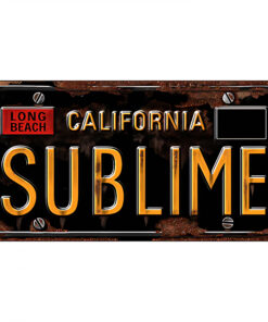 Sublime California License Plate Sticker