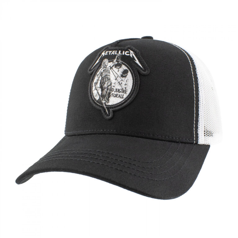 Metallica Justice For All Monochrome Mesh Snapback Hat