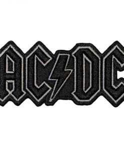 AC/DC Woven Black Logo Patch