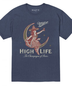 Miller High Life Classic Logo Throwback Style T-Shirt