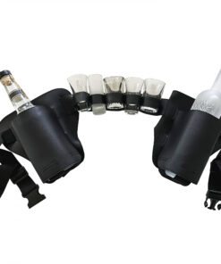Liquor Holsters with Shot Glass Holder Black Belt