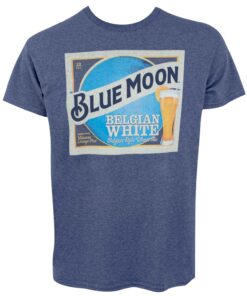 Blue Moon Belgian White Label Men's Blue T-Shirt