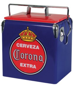 Corona Vintage Red and Blue Ice Chest