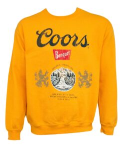 Coors Banquet Men's Crewneck Golden Sweatshirt