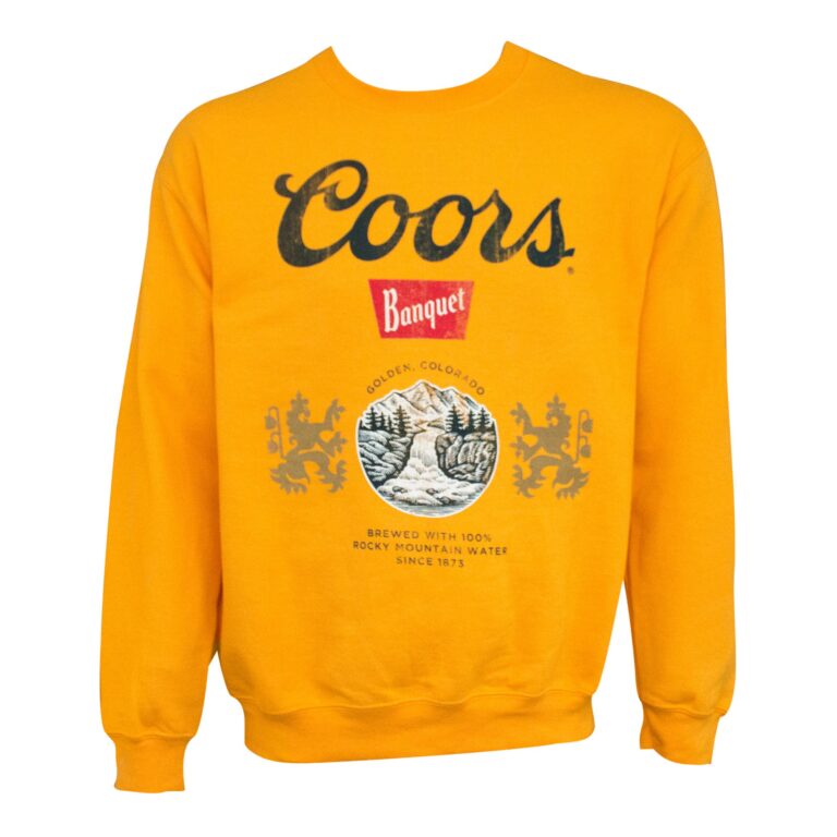Coors Banquet Men’s Crewneck Golden Sweatshirt