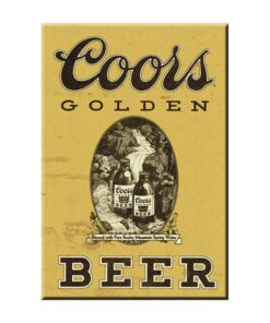 Coors Retro Golden Beer Magnet