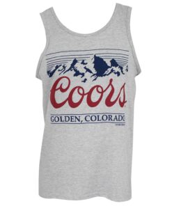 Coors Men's Grey Golden Colorado Tank Top