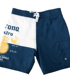 Corona Extra Blue & White Split Board Shorts
