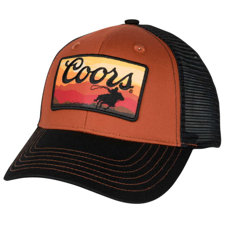Coors Western Sunset Patch Adjustable Trucker Hat