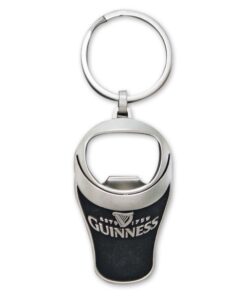 Guinness Pint Glass Bottle Opener Keychain