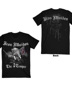 Iron Maiden The Trooper Front and Back Print T-Shirt