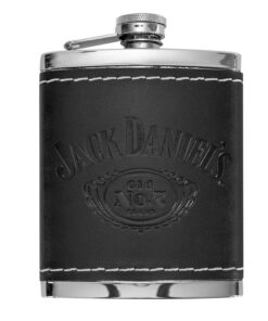 Jack Daniels Leather 6 oz. Flask